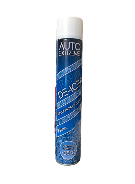 Rapide Auto Extreme Car Frost Rapid De-Icer Spray 750ml 1618 (Parcel Rate)