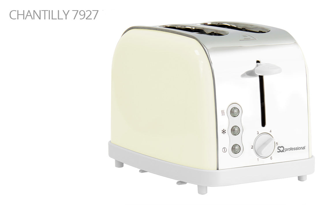 SQ Professional Dainty 2 Slice Toaster 900W Chantilly 7927 (Parcel Rate)