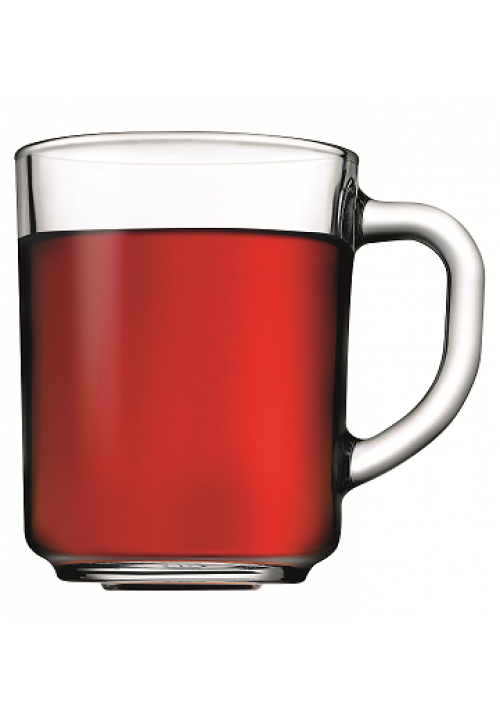 PB Glass Tea Mug 250ml Pack of 2 55029 (Parcel Plus Rate)