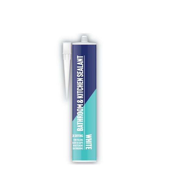 Rapide Bathroom & Kitchen Sealant White 260ml 5969 A (Parcel Rate)