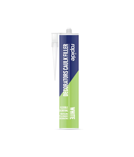 Rapide Flexible Decorators Caulk Filler White 260ml 5972 A (Parcel Rate)