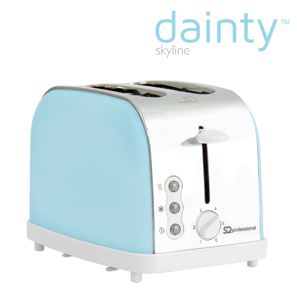 SQ Professional Dainty 2 Slice Toaster 900W Skyline 5973 (Parcel Rate)