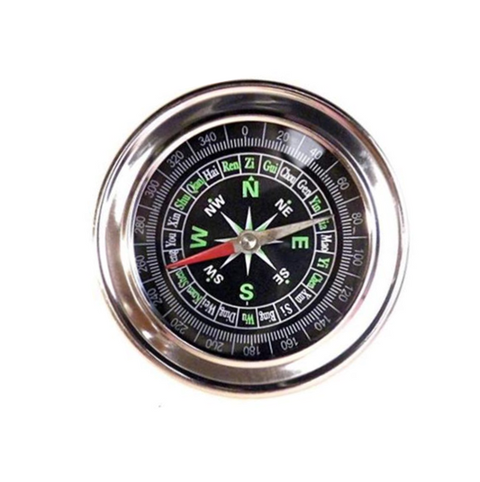 Outdoor Travel Camping Hiking Compass 7.5 cm 7637 (Parcel Rate)