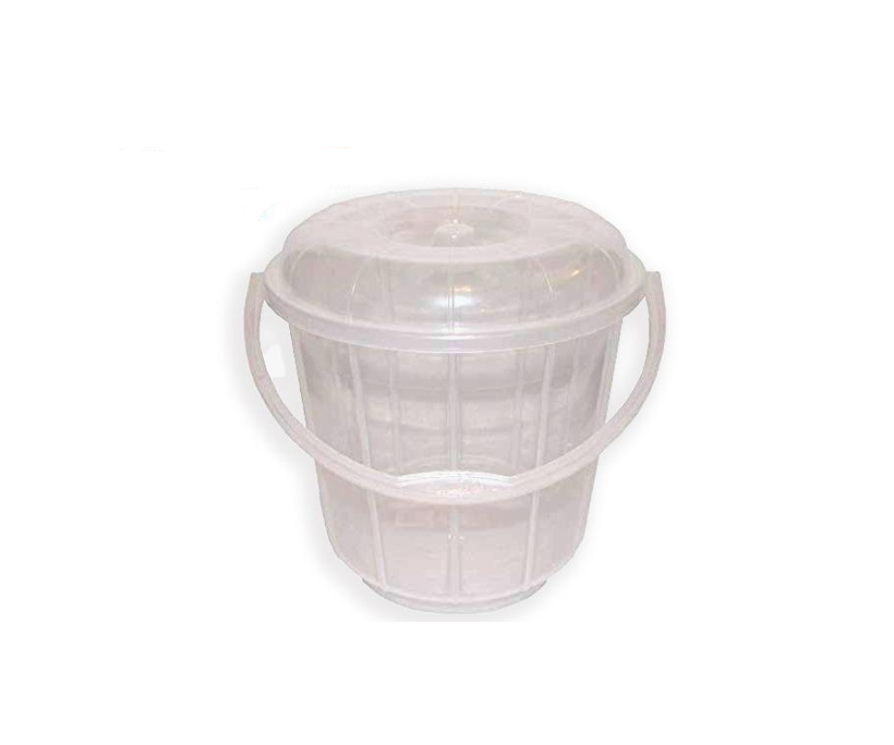 20 Litre Clear Transparent Plastic Bucket MX4046 (Parcel Rate)