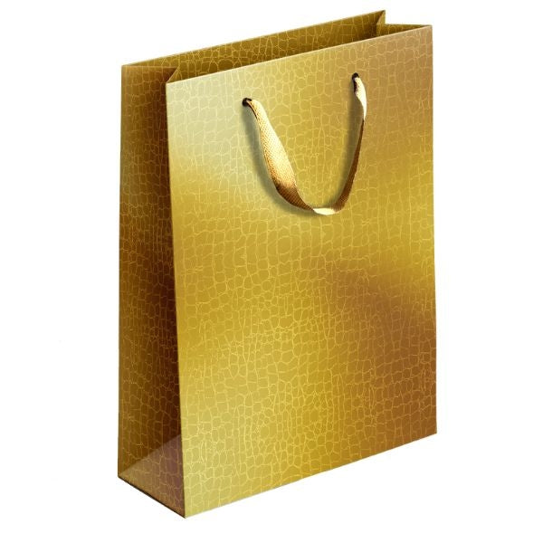 Embossed Metallic Paper Gift Bag Extra Large Assorted Colours P1917 (Parcel Rate)