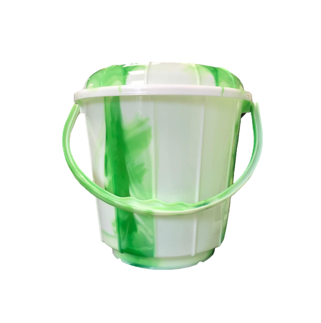 25 Litre Tie Dye Design Plastic Bucket with Lid Assorted Colours TS60994 (Big Parcel Rate)