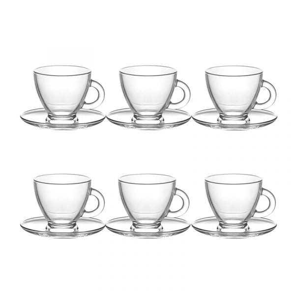Roma Coffee Cup Glasses 225cc Set of 12 ROMAS5 (Parcel Rate)
