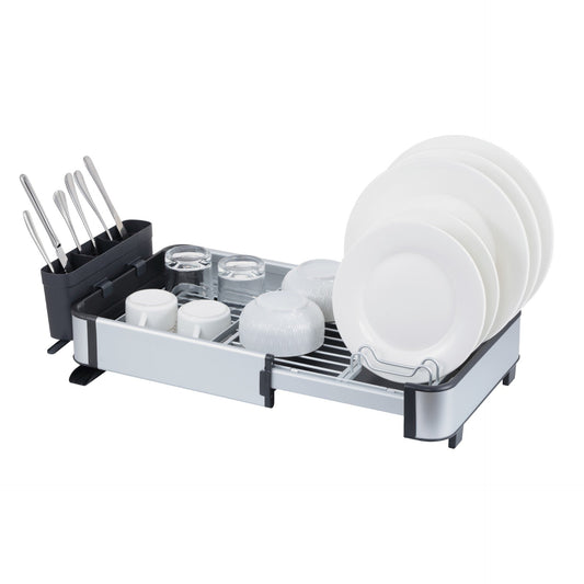 SQ Professional Durane Aluminium Expandable Dish Drainer 43-61 x 30 x 14.5 cm Silver 11299 (Big Parcel Rate)