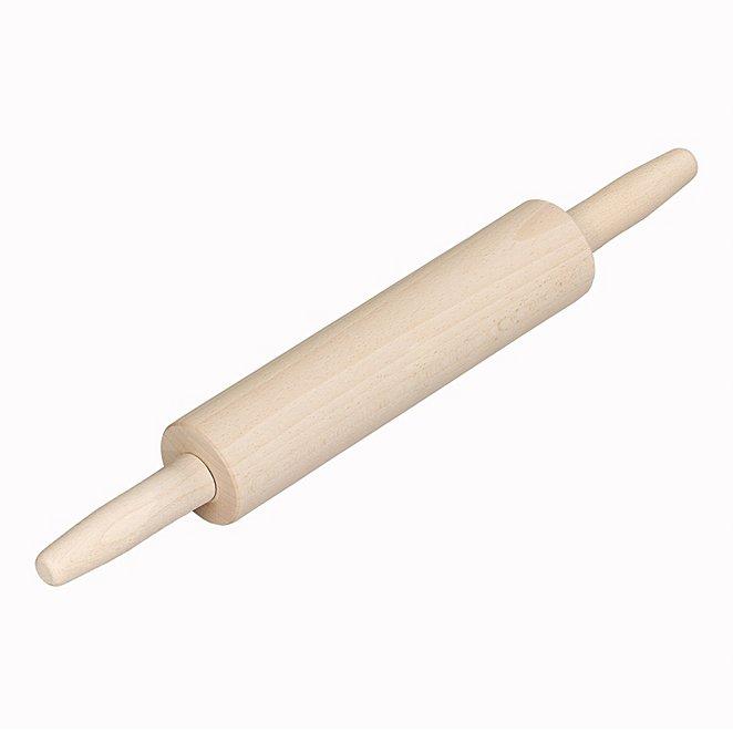 Medium Wooden Roti Chapatti Rolling Pin 42 x 4.5 cm 0305 (Parcel Rate)