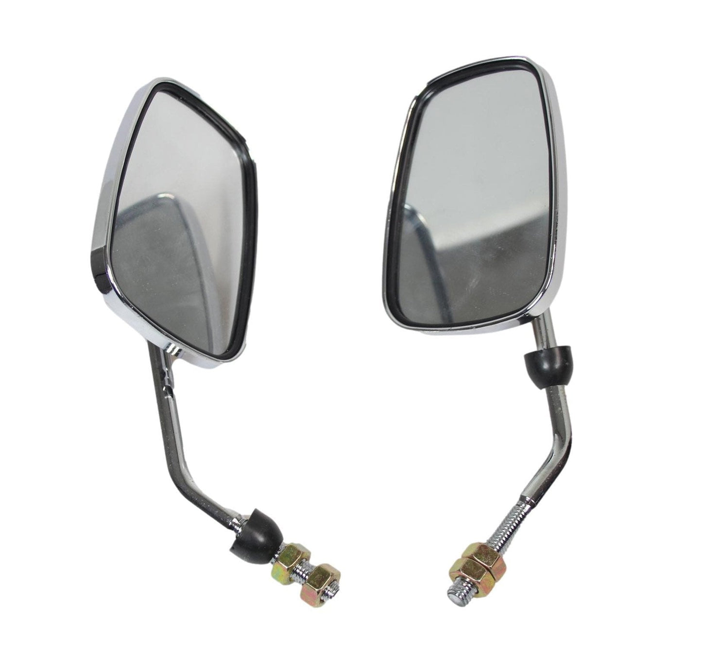 Adjustable Bicycle Mirrors 2 Pieces Rotatable Wide Angle Safety 1835 (Parcel Rate)