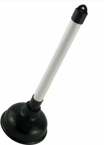 Heavy Duty Bathroom Toilet Plunger Drainer Plastic Stick CK4068 A (Parcel Rate)