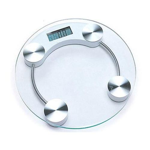 Glass Bathroom Weighing Scale Round 33 cm 2124 (Parcel Rate)