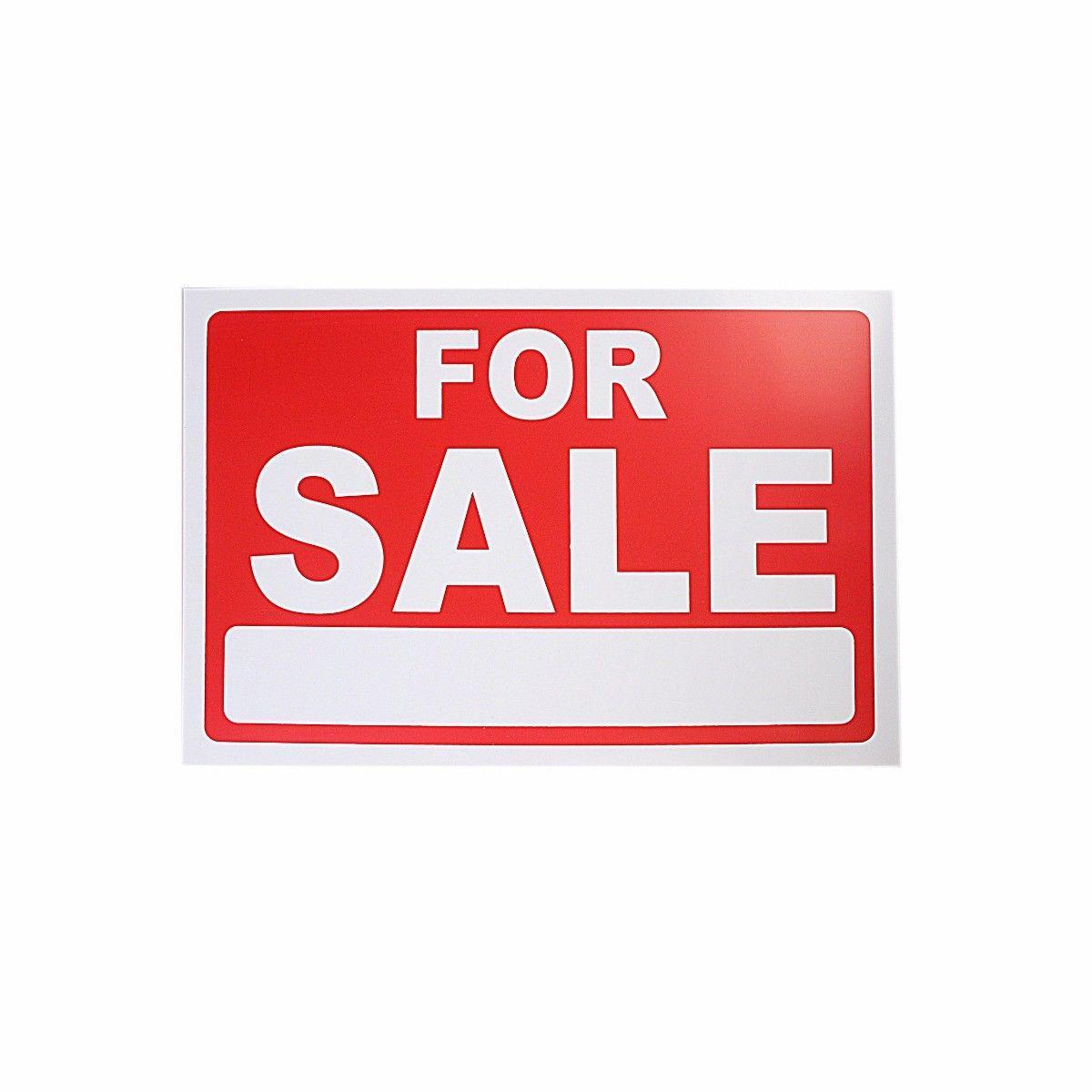 Shop Sign 'FOR SALE' Advertising Sale Items Sticker Adhesive 30cm x 20cm  4905 (Large Letter Rate)