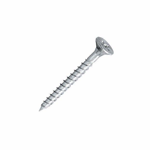 8 x 1 1/4 Pozi Countersunk Hardened Twinthread Wood Screws Zinc Plated Pk Of 38  0089 (Large Letter Rate)