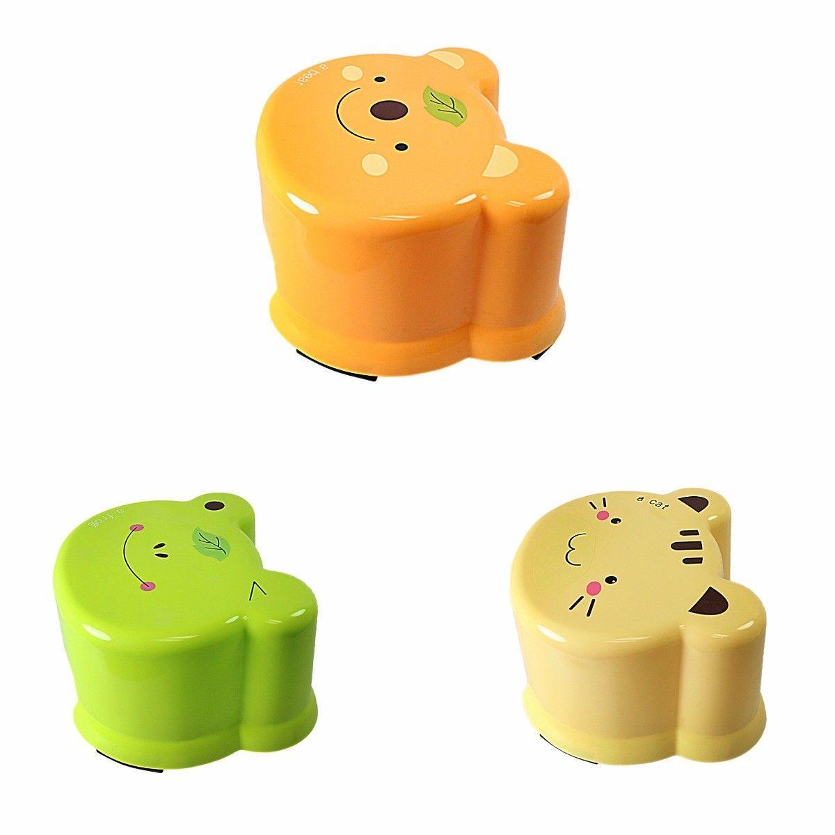 Plastic Mini Stool with Animal Face Print 12 x 18 cm Assorted Designs 3227 (Parcel Rate)