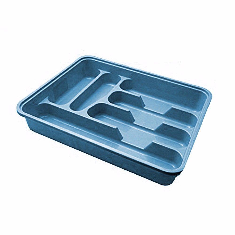 Plastic Cutlery Drawer Tray Holder 38.5 x 30.4 cm Assorted Colours D14001 (Parcel Rate)