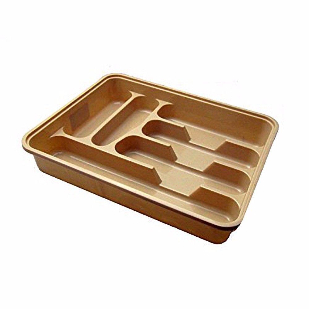 Plastic Cutlery Drawer Tray Holder 38.5 x 30.4 cm Assorted Colours D14001 (Parcel Rate)