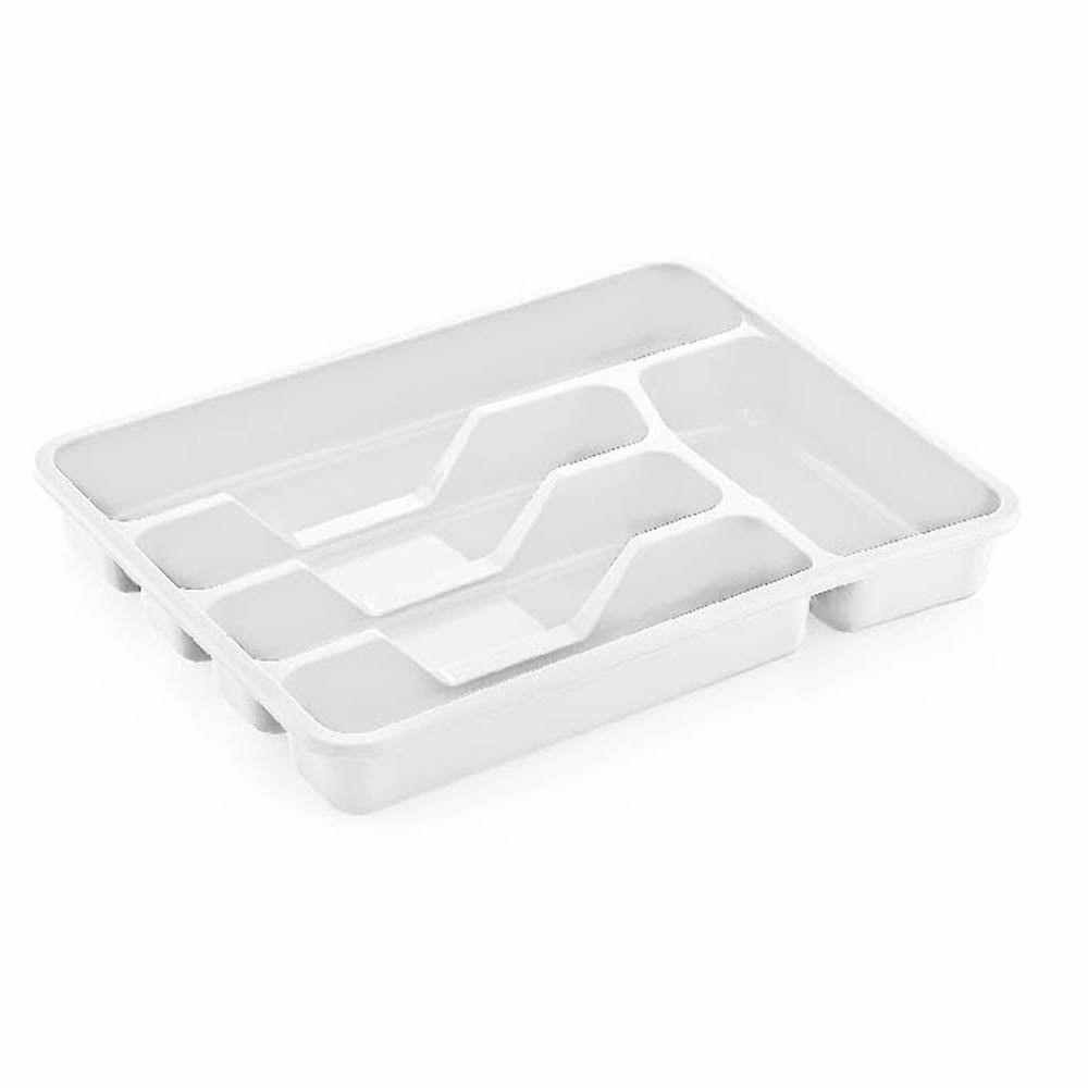 Plastic Cutlery Drawer Tray Holder 38.5 x 30.4 cm Assorted Colours D14001 (Parcel Rate)