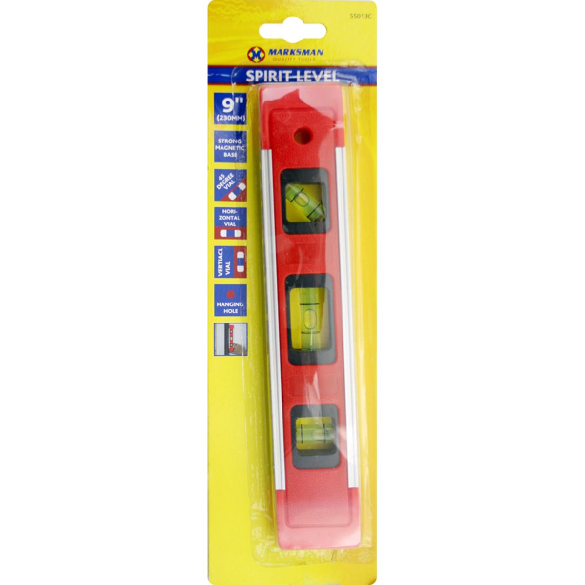 9"/23cm Spirit Level Diy Home 55013C (Parcel Rate)