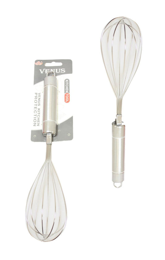 Stainless Steel Kitchen Whisk Egg Beater 26cm 5557 (Parcel Rate)