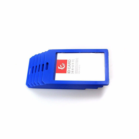 Plastic ID Card Holder 54mm x 85mm Assorted Colours 3564 (Parcel Rate)