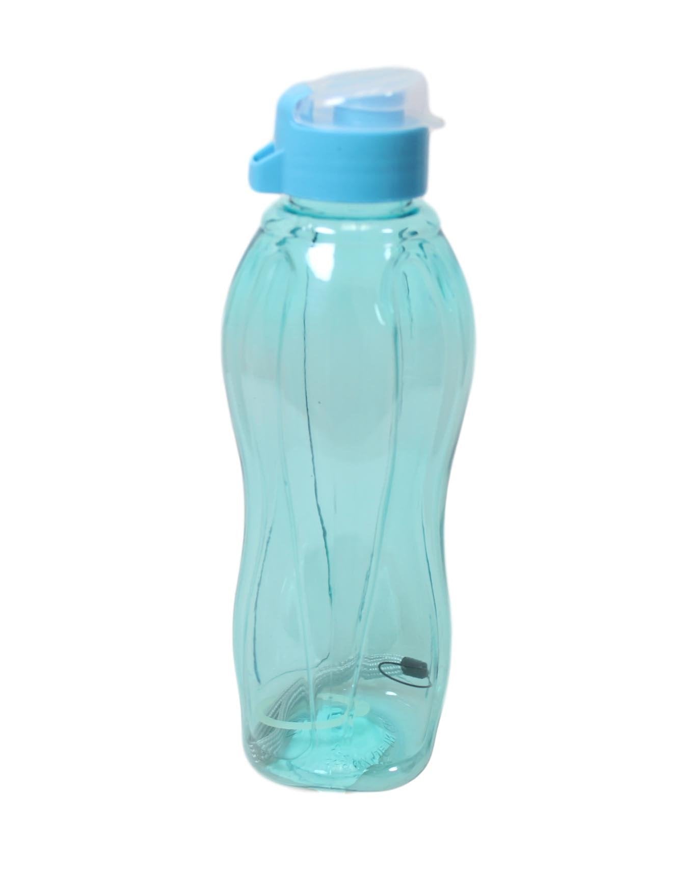 Plastic Water Drinking Bottle 23 cm Assorted Colours 5696 (Parcel Rate)