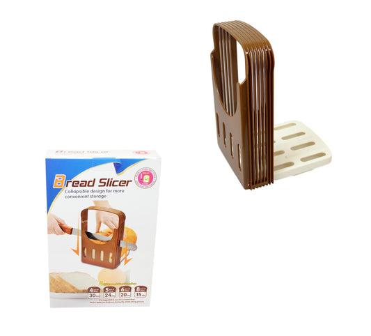 Bread Slicer Collapsible Design 4 Thickness Slice Options 30mm/24mm/20mm/15mm 5825 (Parcel Rate)