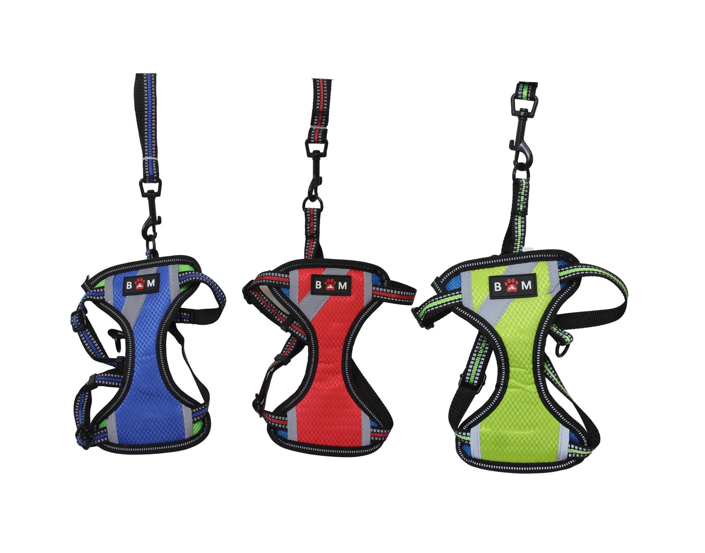 Small Size Dog Harness With Leash High Quality Straps Assorted Colours x 1 6034 (Large Letter Rate)