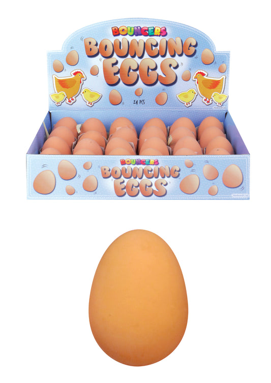 Childrens Bouncy Rubber Jet Egg Ball Bouncy Indoor Outdoor Egg Ball 5.4cm T05319 (Parcel Rate)