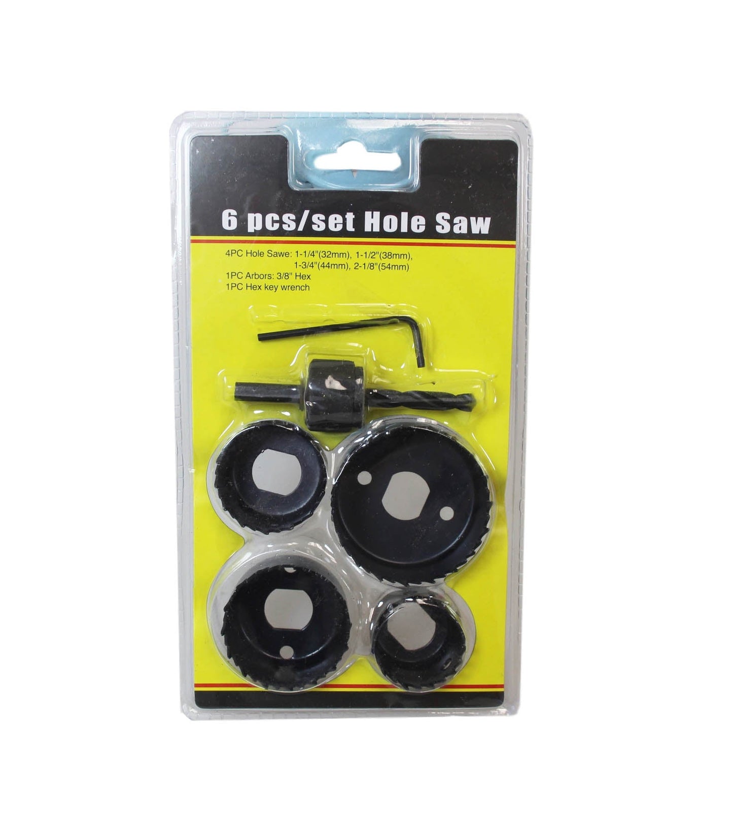 Hole Saw Cutter Set of 6 6556 (Parcel Rate)