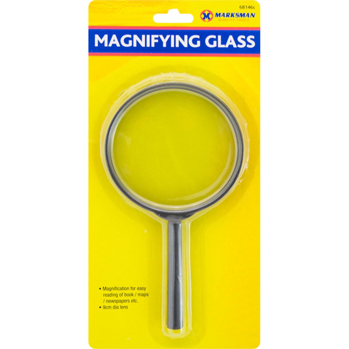 9cm dia / 90cm Magnifiying Glass Home Diy 68146C (Parcel Rate)