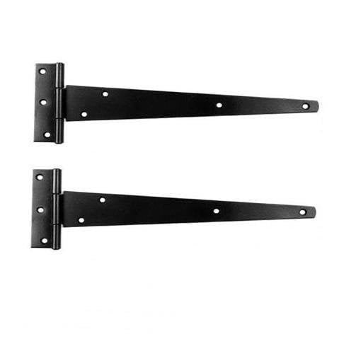 4'' Tee Hinges Black Plastic Header  (Parcel Rate)