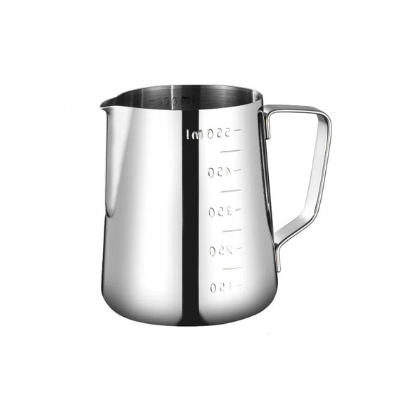 Latte Milk Frothing Steamer Jug 600 ml Stainless Steel 7112 (Parcel Rate)