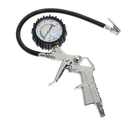 Tire Inflator and Gauge Kit 23 cm 25/D 7364 (Parcel Rate)