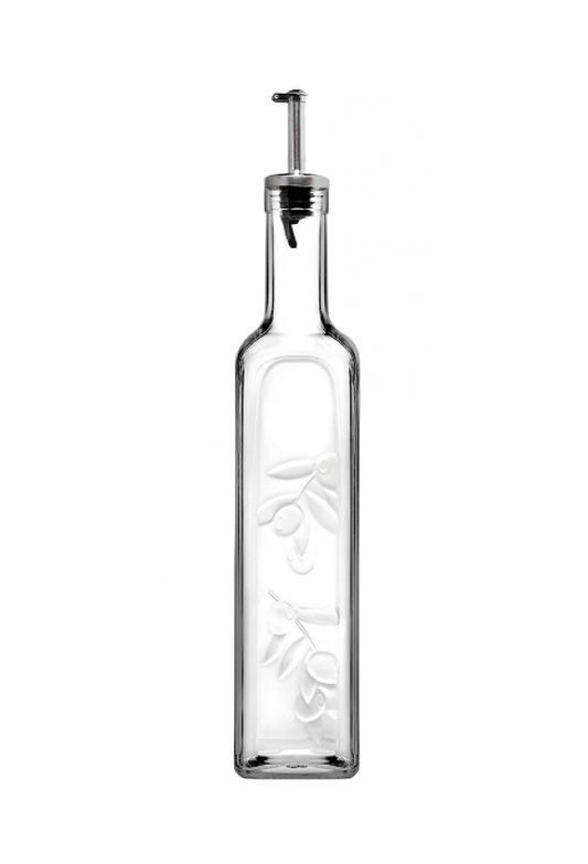 PB Oil / Vinegar Glass Bottle with Metal / Silicone Gasket 0.5L 80229 (Parcel Rate)