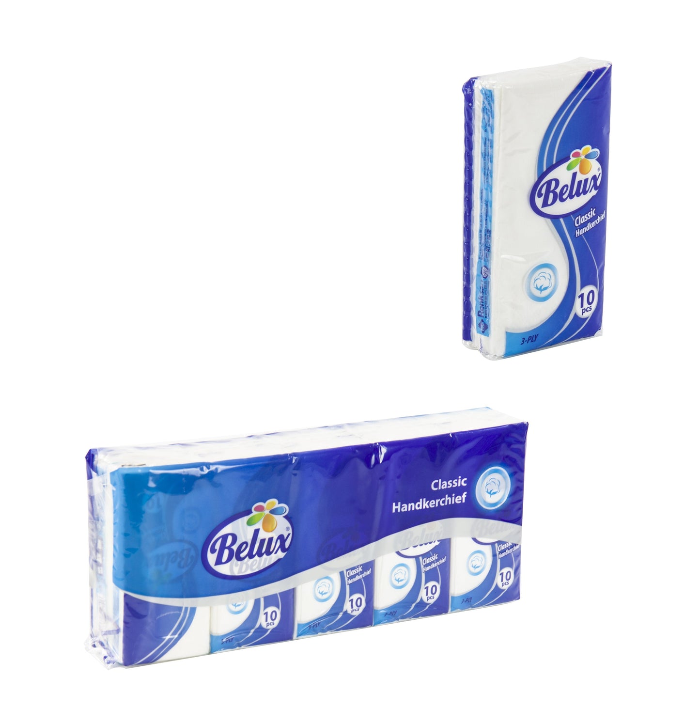 Belux Pocket Tissues Contains 10 Individual Tissue Packs Sold Separately Classic Soft Tissue A (Parcel Rate)