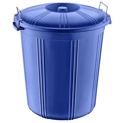 Round Bin With Lid 50 Litre AK234 RB50  (Big Parcel Rate)