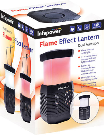 Flame Effect Lantern Home Outdoor F056 (Parcel Rate)