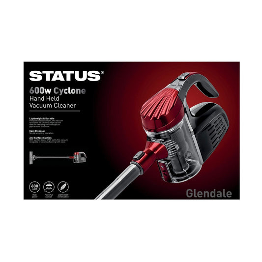 Glendale Cyclone Portable Handheld Vacuum Cleaner Hoover 600W GLENDALE1PKB (Parcel Rate)