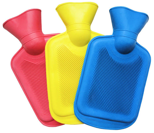 IIGEurope Hot Water Bottle 2 Litre 33 cm Assorted Colours WT1 (Parcel Rate)