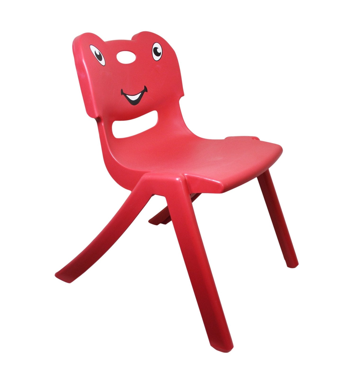 Gizem Children's Plastic Chair 50 x 26 cm Frog Animal Design Assorted Colours CT031 A (Big Parcel Rate)