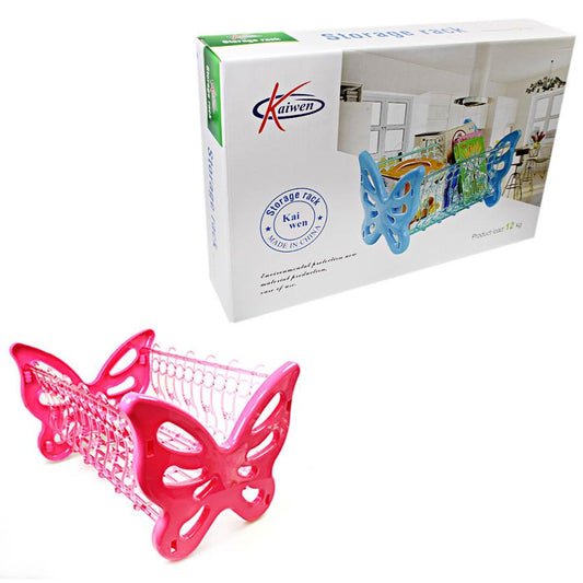 Butterfly Shaped Fruit Vegetable Kitchen Rack 32 cm Assorted Colours 2543 (Parcel Rate)