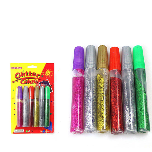 Glitter Glue Set Arts & Crafts GG1063 (Parcel Rate)