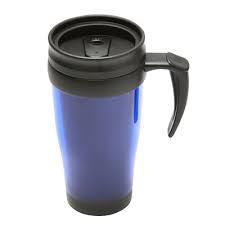 Car Travel Mug with Handle Assorted Colours 0045 / 9995 A (Parcel Rate)