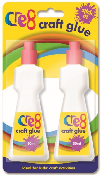 Cre8 Craft Liquid Glue 80ml Pack of 2 P2909 (Parcel Rate)