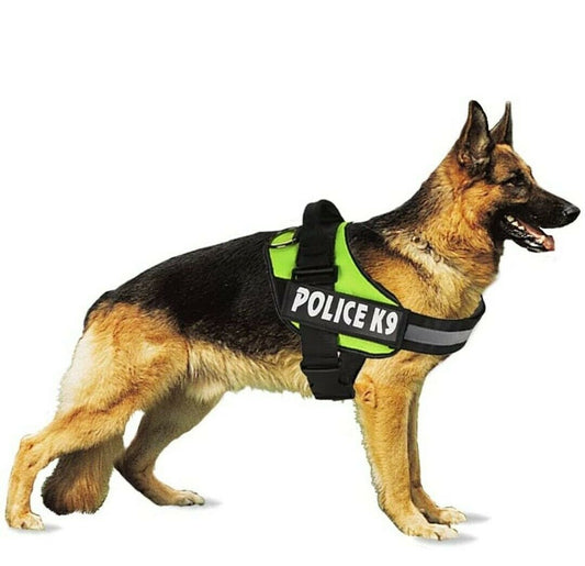 Police K9 Dog Harness Multi Colours Dog Harness Medium Assorted Colours K9M (Parcel Rate)