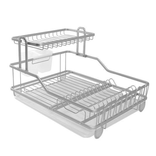 Durane Alu Dish Drainer Rack Silver 10582 (Parcel Rate)