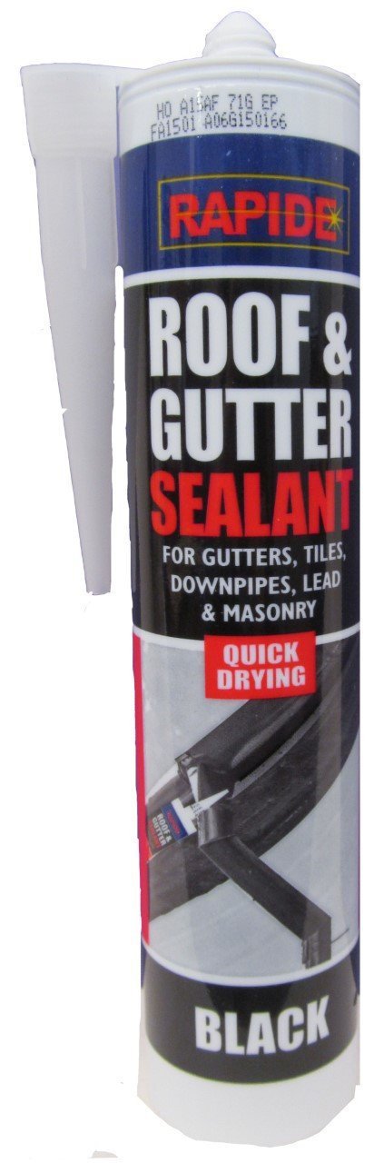 Rapide Roof & Gutter Sealant Black 5968 (Parcel Rate)