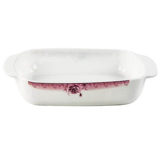 Opal Glass Serving Dish Snack Bowl Elisa 20x20x4cm 8331 A (Parcel Rate)